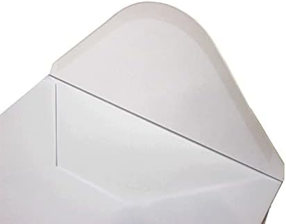 (Choose Pack) C5 Gummed Flap Envelopes Pure White (120 GSM) - Greeting Gift Cards Weddings Florists Invites (20x Envelopes)