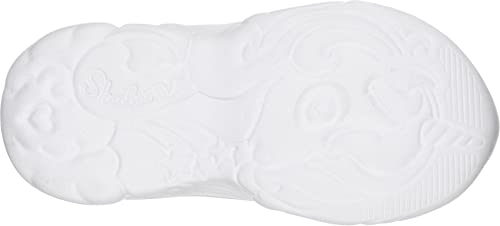 Skechers Baskets Unicorn Storm pour Fille, Maille PNK argentée, 5 UK Child