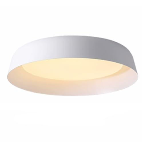 Plafonnier LED salon et cage d'escalier minimaliste blanc chaud imitation bois