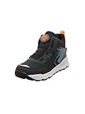 Superfit Mädchen und Jungen Schnürhalbschuhe Free Ride, Kinder Stiefeletten, Weite: M IV, uebergangsstiefel, Halbschuhe, GRÜN/ORANGE (010), 36 EU