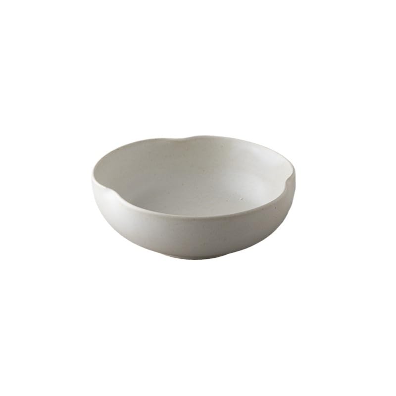 SAMCIOI Tazones para Mezclar Ensaladera Creativa, Cuenco de cerámica for Fideos, frutero for el hogar, Adecuado for Cocina, Comedor, Sala de Estar Ensaladera Frutero(B)