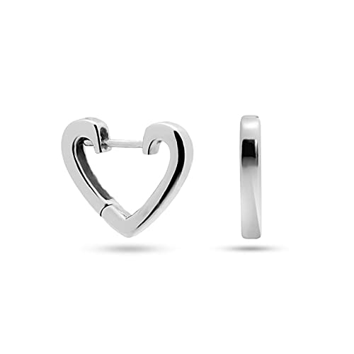 Boucles d'oreilles pour femmes coeur cercle rond piercing bijoux tendance