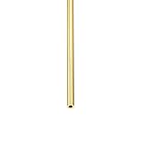 DTGN 4.5mm x 1mm x 300mm (ADxWand TxL) Messing Rohr - 1Pack - Gut für Maschinen Ausrüstung Basteln Dekorative Rahmen - Rund Metall Rohre