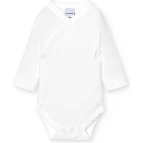 BABIDU Body Bebé Manga Corta 100% Algodón Cierre Cruzado, Body Bebé Recien Nacido y Prematuros, Tejido Suave Transpirable y Hipoalergénico Perfecto Piel Sensible, Ropa Bebé Niño y Niña Unisex Verano