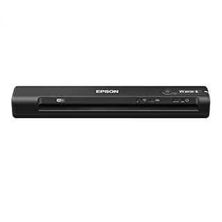 Epson WorkForce ES-60W Wireless Portable Sheet-fed Document Scanner for PC and Mac, 10.7" x 1.9" x 1.4", Black