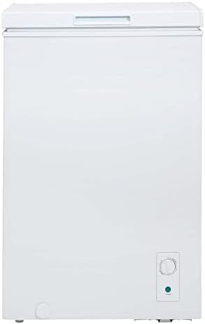White Free Standing Chest Freezer, 99 Litre, 54.5cm Wide - SIA CHF99WH
