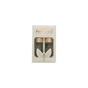 Charlotte Tilbury Setting Spray Duo Airbrush Flawless, Travel Size Gift Set::Original & White Tea of Bali Scented, Clear
