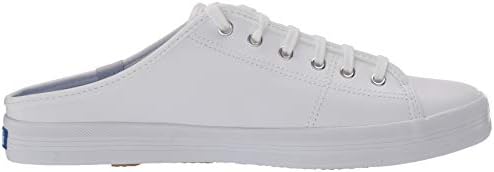 Keds womens Kickstart Mule Core Leather Sneaker, White, 8.5 US | Image 5