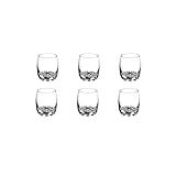 Dimensions : D. 5,4 x H. 6 cm Paris Prix Secret de Gourmet - Lot de 6 Verrines en Verre Sylvana 8cl Transparent