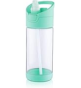 wedrink Kids Water Bottle with Straw BPA-Free Tritan Leak-Proof Sports Water Bottle for School (1...