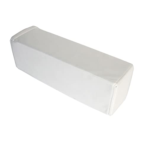 Bed Wedge Headboard Pillow Gap Filler Mattress Gap Filler Multi-Use Cover Gap Between Bed and Headboard or Bed and Wall Bed Seam Filler Headboards Cushion (Color : White, Size : 10X10X150cm)