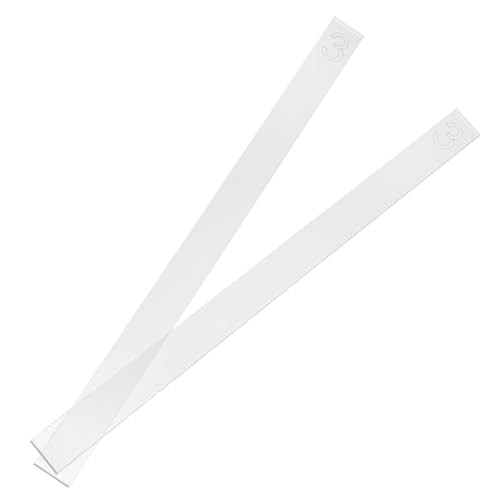 Alipis Righello Spessore Biscotti Acrilico 30 Cm Per Misurazione Precisa Impasto Pasta Di Zucchero Lisciatore Per Cucina Professionale e Casalinga Set 2 Pezzi