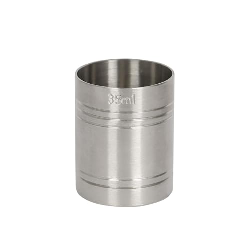 Rink Drink Stainless Steel Thimble Measure - 35ml - 1x Metal Pub Alcohol Shot Cocktail Spirit Wine Gin Whisky Drinks Measure Measuring Cup