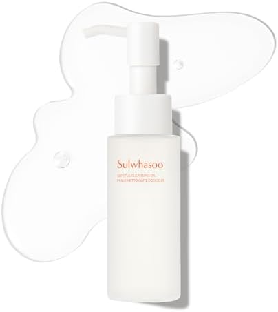 Sulwhasoo Gentle Cleansing Oil | Korean Oil Cleanser & Makeup Remover | Dissolves Waterproof Makeup & SPF | Hydrating Double Cleanse Face Wash for Dry & Sensitive Skin