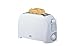 KHG TO-755 (W) Toaster, 2 Scheiben, Weiß, Kunststoff, Brötchen-Aufsatz, 7 Bräunungsstufen, 17,5cm H