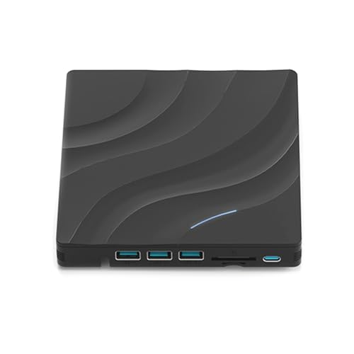 Koolenry Unidad Óptica Externa DVD-RW USB 3.0, Lectora BD-Combo 3D Portátil, Grabadora de CD y DVD para Ordenador Portátil.