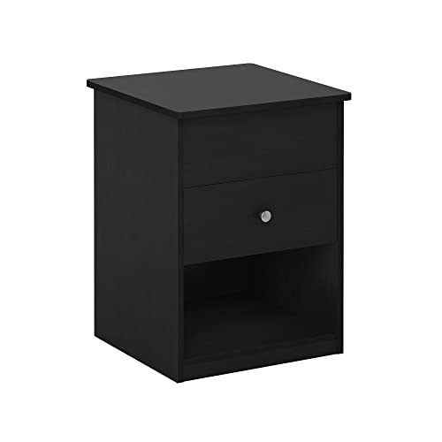 Image of Furinno Jensen Lift Top Nightstand, Americano