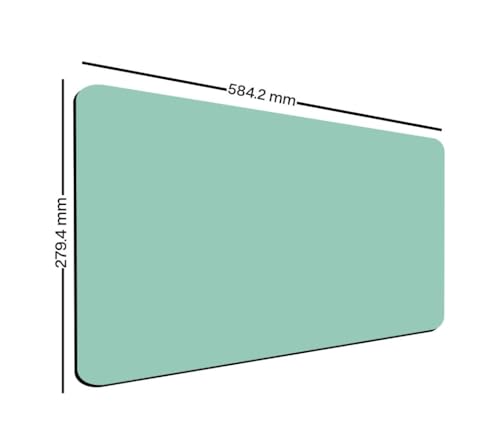 Image of ON TREND Premium Extended Mouse Pad, Large Premium Desk Mat Anti Skid Rubber Base for Desktop Laptop PC Office Gaming (Size- 23 X 11 x 0.12 Inch) (Green Blue)