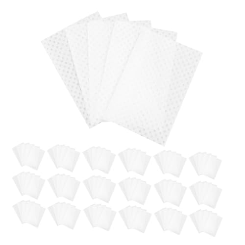 TEHAUX Papel para Permanente de Salón 2000 Unidades Tamaño Pequeño 100X65 MM Papel de Seda Desechable para Rizar el Cabello Papeles para Rulos Profesionales Estabilidad Térmica