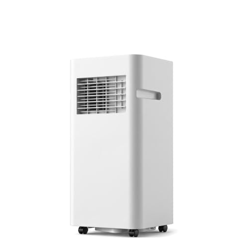 Aire acondicionado portátil de 10000 BTU 3 en 1 frío, deshumidificador, modo de suspensión, control remoto, kit de instalación, ventilador oscilante para dormitorio y oficina