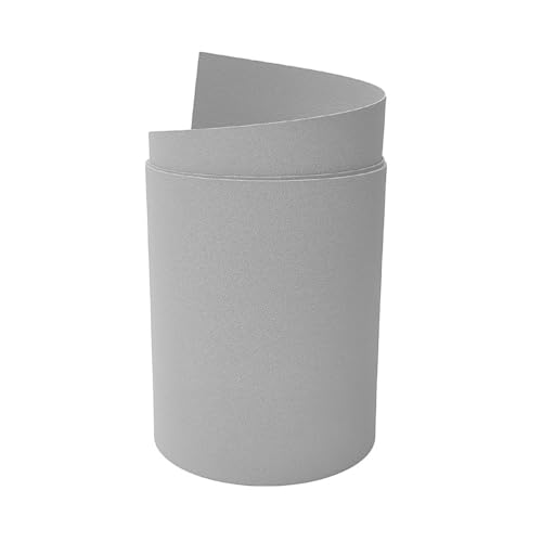 zaun|zu® Premium Maxi Einzelstreifen 2 Meter x 24cm Sichtschutzstreifen PP für Doppelstabmatten UV-beständiger Sichtschutz | Zaunblende Made in Germany Lichtgrau 2,05m