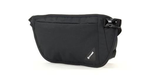 Pacsafe Coversafe V100 Anti-Theft RFID Blocking Waist Wallet, Black - Thumbnail 3