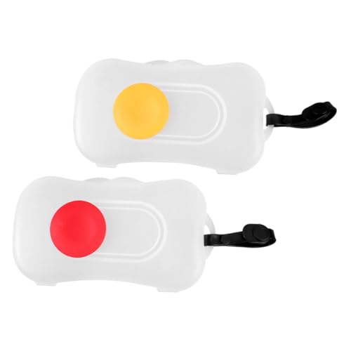 Unomor 2pcs Portable Wipes Dispenser Case Box with Hanging Ring for Easy Carrying Lightweight Refillable Holder for Strollers and Diaper Bags