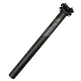 Compatibilidad: con una longitud de 350 mm, esta tija de sillín es adecuada para varios modelos y tamaños de bicicleta. Ya sea que tengas una bicicleta o una bicicleta de carretera, esta tija de sillín de fibra de carbono es compatible y ofrece un ajuste.