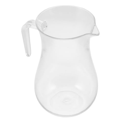 TOPBATHY Brocca per Bevande Fredde 600ml in Plastica Trasparente Pc, Distributore di Vino Riutilizzabile e Aeratore per Decanter, Bollitore per Acqua e Succo Adatto a Casa, Bar e Feste