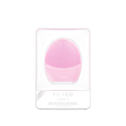 FOREO, LUNA 3, Escova de Limpeza e Firmadora Facial, Para Pele Normal, Tonificante, com Pulsações T-