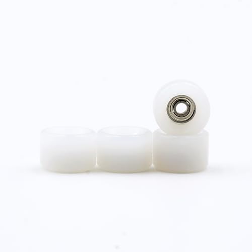 Image of 65D Urethane Fingerboard Wheels Pro Bowl Shape (White)