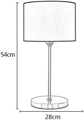 Jadssox Modern Table Lamp Gold Desk Light with Drum Fabric Shade Bedside Table Lights Desk Reading Lamps Nightstand Lights Read Lighting for Bedroom Living Room Hotel Office photo 2