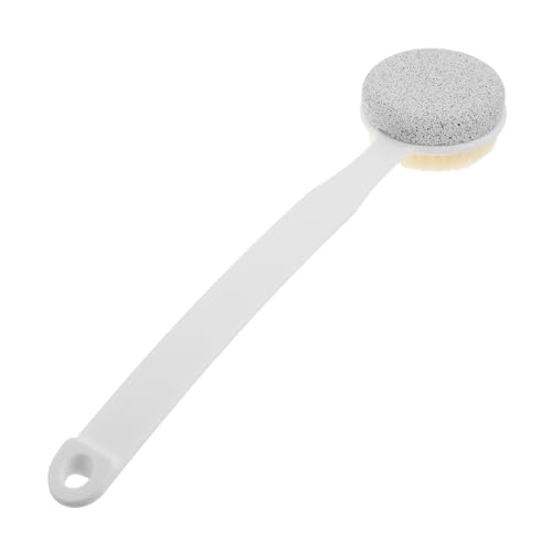 Beatifufu Escofina de Pies con Mango y Pómez para Eliminación de Durezas y Muerta Herramienta Ligera y Portátil para Pedicura y Cuidado de Pies Casa y Viaje