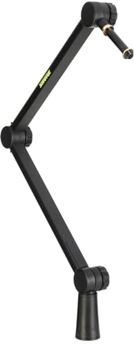 Image of Shure MV7+ Hybrid Podcast Microphone with Adjustable Boom Arm Stand - USB & XLR Connectivity for Streaming, Recording, and Podcasting