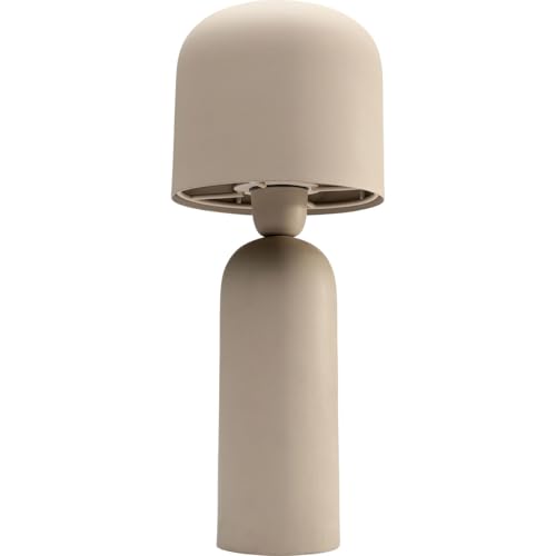 Kare Design Tischleuchte Maya, Beige, Modern, Stahl, Handgearbeitet, Tischlampe, Schlafzimmerlampe, kein Leuchtmittel enthalten, 39x16x16 cm (H/B/T)