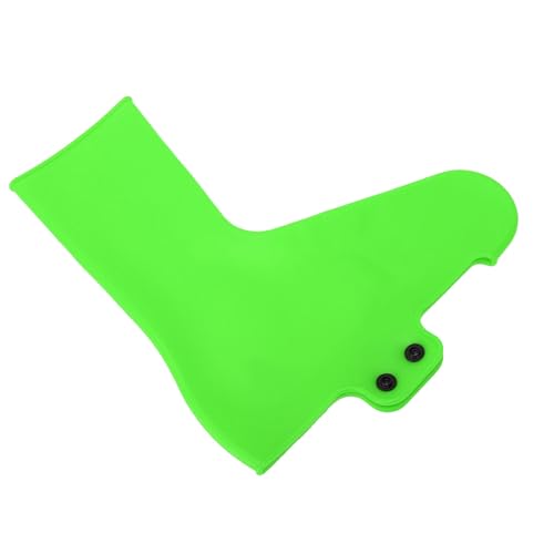 Fundas para zapatillas de ciclismo SUNGOOYUE, impermeables y reutilizables, con suela antideslizante y ajuste elástico para bicicleta de montaña, carretera y uso urbano, color verde miniatura 6