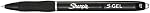 Sharpie S-Gel, Gel Pens, Medium Point (0.7mm), Black Gel Ink Pens, 8 Count
