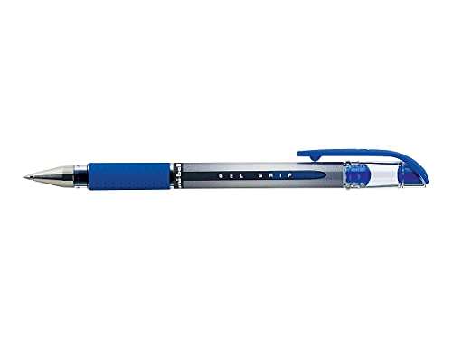 Uni-Ball 65451 Signo Gel Grip Roller Ball Stick Pen, Blue Ink, Medium, Dozen #TOP1
