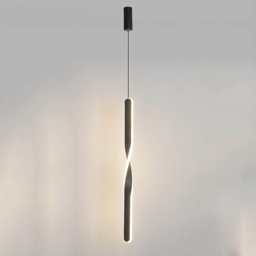 Éclairage suspension LED 20W avec plafonnier suspendu en spirale pour lustres