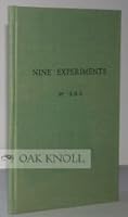 Nine Experiments By S. H. S., Being Poems Written at the Age of Eighteen B000VXI85K Book Cover