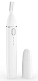眉毛シェーバー フェイスシェーバー Type-c充電式 内刃水洗い可能 男女兼用 産毛処理 顔/脇/脚など適用 低騒音 持ち運び便利 日本語取扱説明書付き (White)