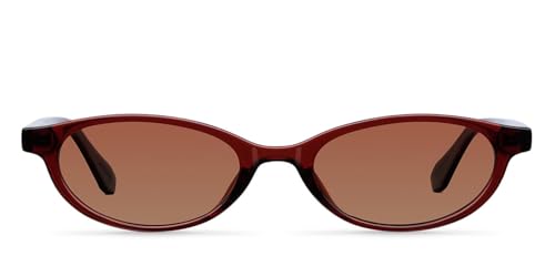 Image of Meller by Lenskart | Binti | Brown Full Rim Sunglasses | Medium Oval Frame | Polarised and UV Protection | Contemporary Styles for Men & Women | Designed in Barcelona