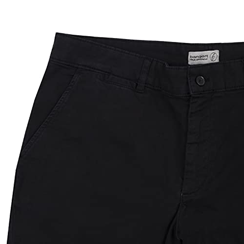 Banqert Herren Short Kurze Hose-n, Männer Organic Shorts Regular Slim-fit, Herrenshort-s Pant-s, einfarbig-e Freizeit Wanderhose für Jungen Chino Cargo Knielang, Schwarz Black S Small - Image 5