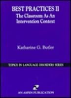 Best Practices II: The Classroom as an Intervention Context 0834205874 Book Cover