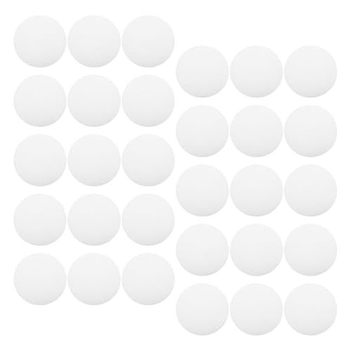 Cabilock 30個食品級シリコン 蒸しマット 厚手丸型蒸籠用ライナー 非粘着エアフライヤー対応 蒸し餃子 米飯用 蒸し器適合