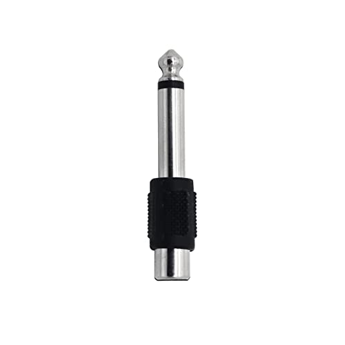 Image of Electronic Spices Mono 6.35mm male to RCA female audio connectors Electronic Cables (pack of 20pcs)