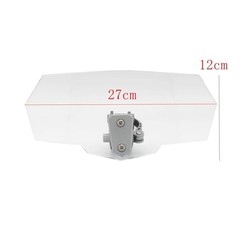 Déflecteur vent moto universel bulle surélevée extension réglable - 6