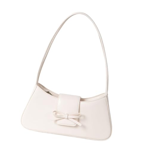 Sac à bandoulière femme cuir synthétique fermeture éclair et nœuds