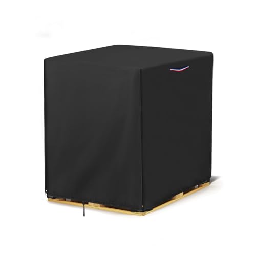 Loenel Pallet Cover, Waterproof Heavy Duty Large Pallet Covers Fade Resistant Cargo Turnover Cover With Zipper - 60"L x 48"W x 48"H by Loenel - Used condition - US$32.08