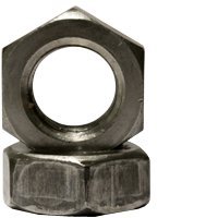 1/2"-13 Finished HEX JAM Nuts | COARSE Thread | Low Carbon | Plain Finish | INCH | (Quantity: 100)